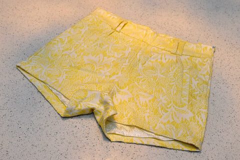 Super-Cool Lemon Floral Shorts