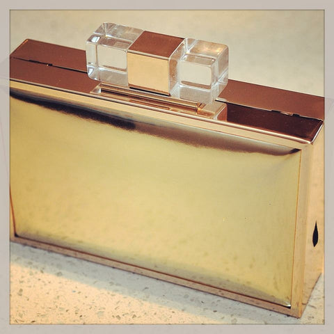 The 'Miss Lulu' Gold Clutch